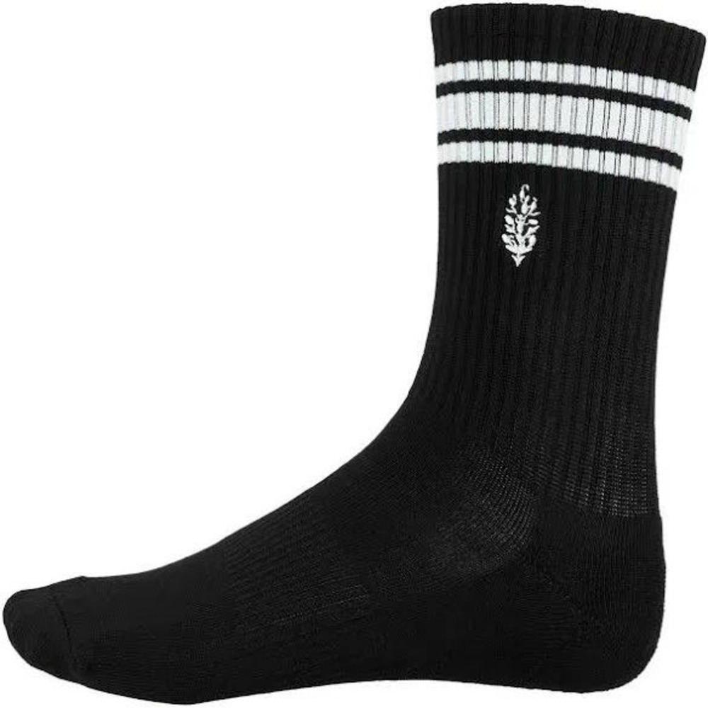 NWT Free People Movement Logo Stripe Tube Socks Black White LUCKY HONEY One Size - Picture 2 of 5